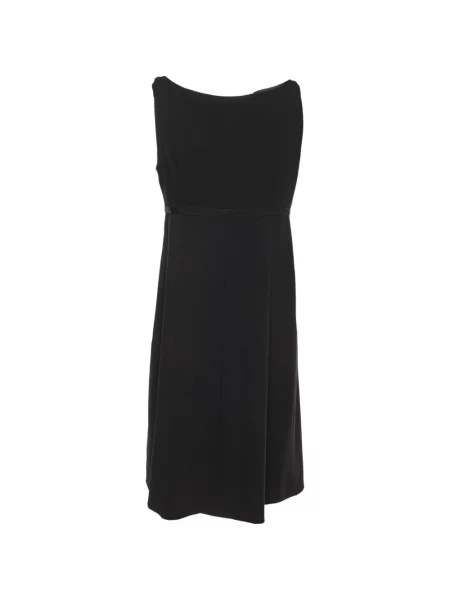 Rochie Moschino Cheap & Chic cu funde fără mâneci negru