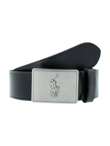 Polo Ralph Lauren PP PLAQUE BELT' fekete