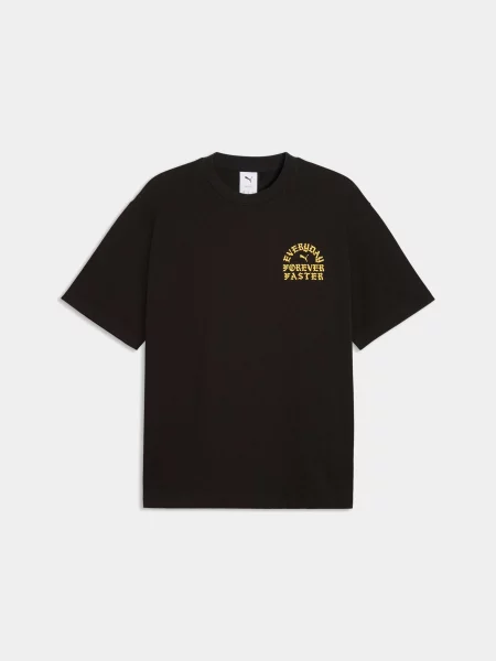 Футболка PUMA .now Tee комбінований верх чорний