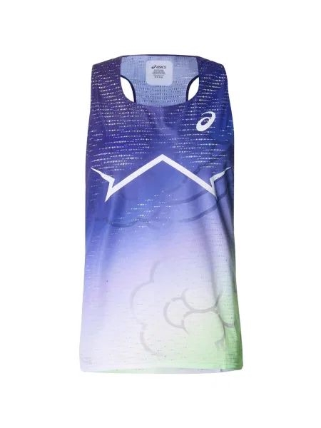 ASICS Funkcionalna majica METASPEED SINGLET mornarska / svetlo zelena / svetlo lila bela