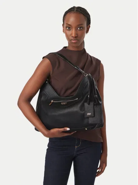 GUESS Torba za na rame ANTONIA' crna