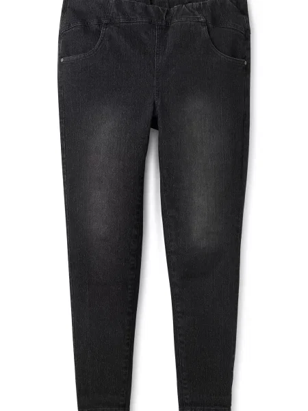 SHEEGO Jeggings denim negru