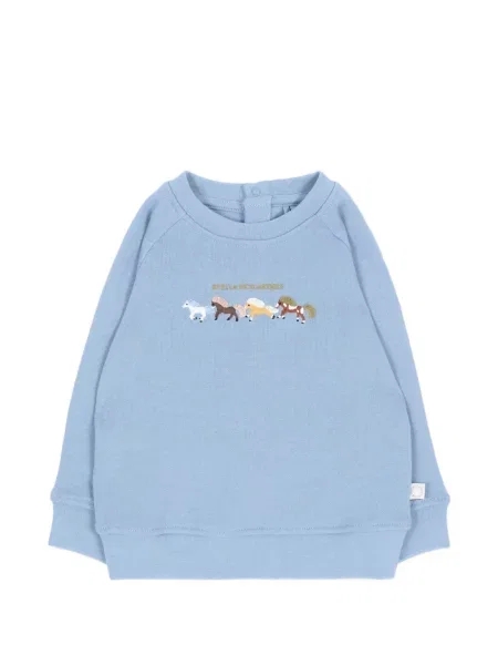 Bluza dziecięca Stella Mccartney niebieska