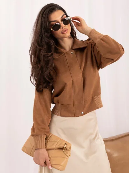 Jakna Italy Moda smeđa