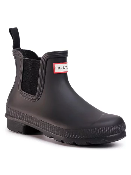 Gumijasti škornji Hunter Original Chelsea črna