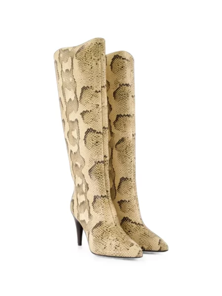 Botine Isabel Marant cu model piele de șarpe