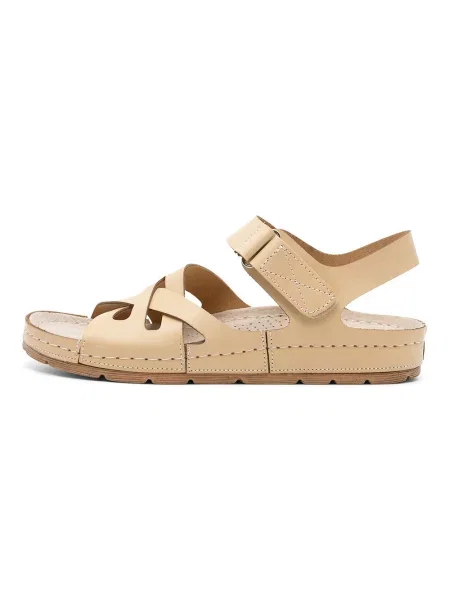 Sandały Go Soft beżowe
