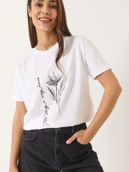 Bianco Lucci Tricou negru alb