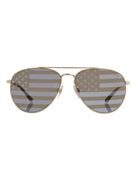 Okulary przeciwsłoneczne Ralph Lauren żółte