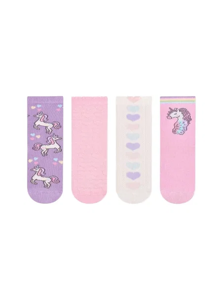 Penti Čarape PENTI Mädchen Einhorn Baumwoll Socken miks
