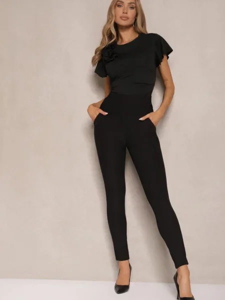 Pantaloni Rizeena negri