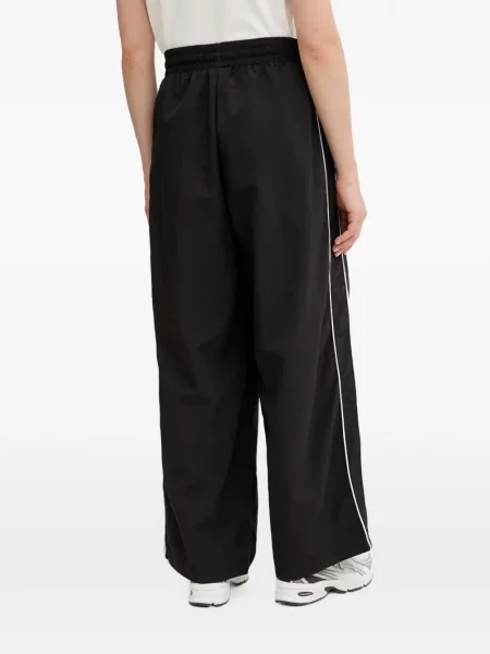 Pantaloni Puma cu dungi alergare negru