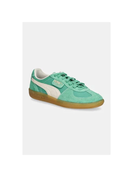 Sneakersy Puma zamszowe zielone