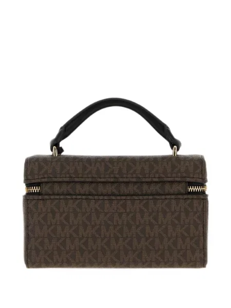 Geanta crossbody Michael Kors cu autograf maro