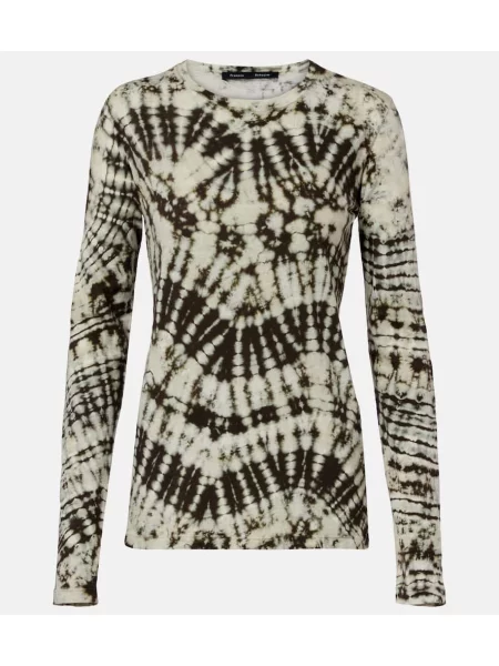 Top Proenza Schouler din jerseu verde