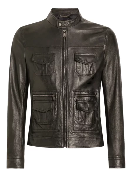 Geanta de piele Dolce & Gabbana negru