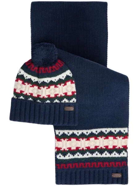 Fular Barbour albastru