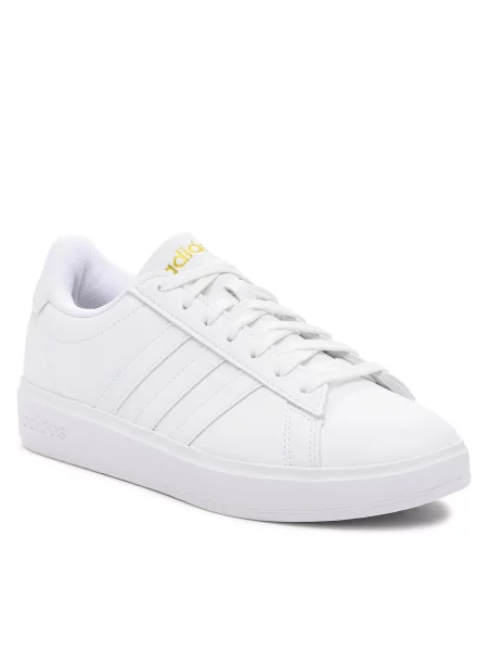 Παπούτσια adidas Grand Court Cloudfoam Lifestyle Court Comfort Shoes Ftwwht/Ftwwht/Goldmt λευκό