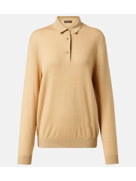 Pulover Loro Piana din cașmir bej
