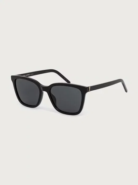 Saint Laurent ochelari de soare pătrați pentru femei negru