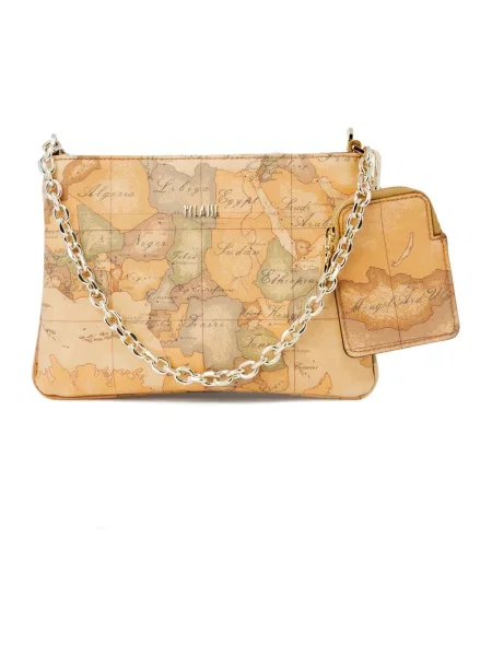 Torebka crossbody Alviero Martini 1a Classe skórzana beżowa