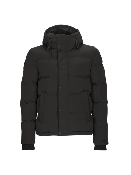Bunda Superdry s kapucňou čierna