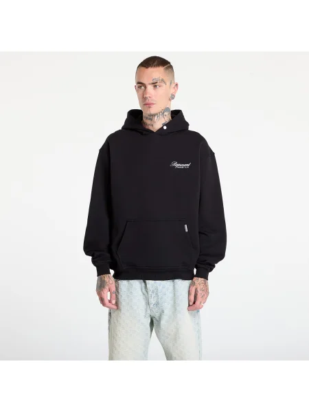 Pulóver REPRESENT Represent Owners Club Script Hoodie Black L fekete