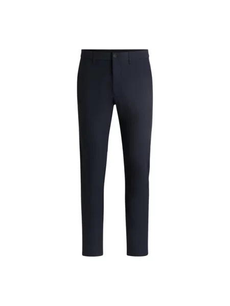 Skinny spodnie Hugo Boss casual ze stretchu niebieskie