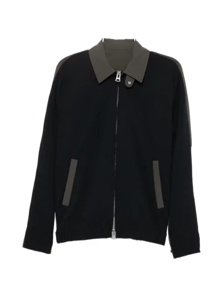 Плетена риза Sacai синьо