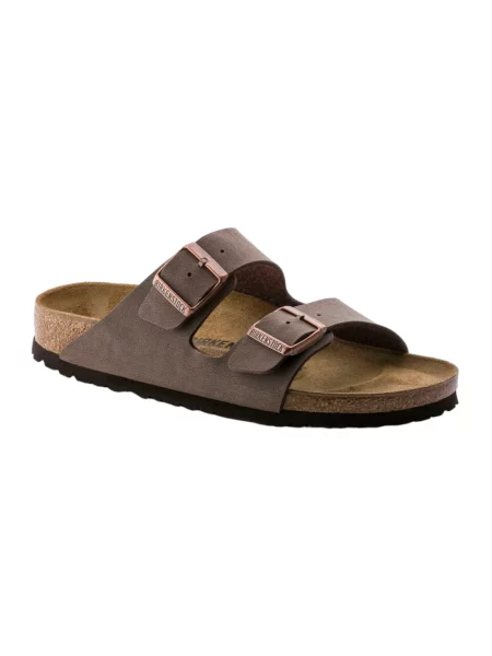 Klapki Birkenstock brązowe