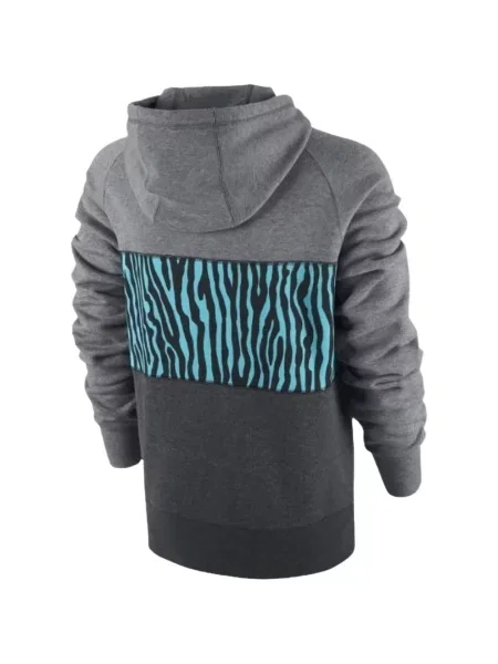 Lung tricou Nike Air Force 1 din fleece alergare negru
