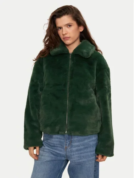 Krzneni plašč United Colors Of Benetton bež