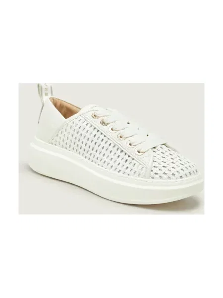 Alexander Smith Sneakers WEMBLEY cu adaos de piele alb