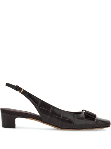 Pantofi cu toc Ferragamo maro