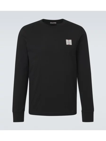 Tricou Moncler din jerseu negru