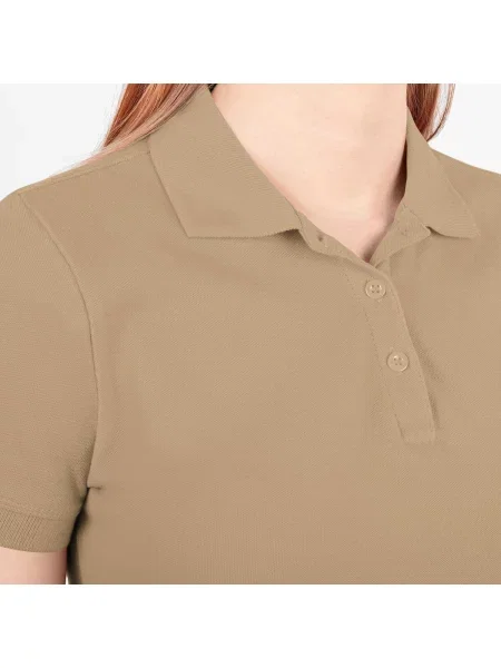 Koszulka polo Jako Organic beżowa