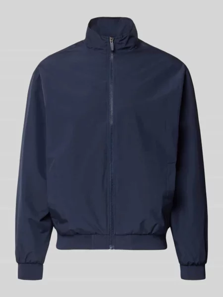 Kurtka o kroju regular fit ze stójką model ‘Charge’ Jack & Jones granatowa
