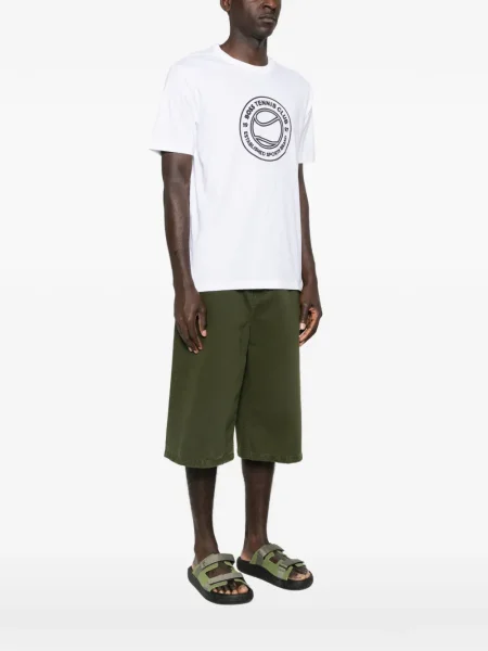 Tricou Boss cu imagine alb