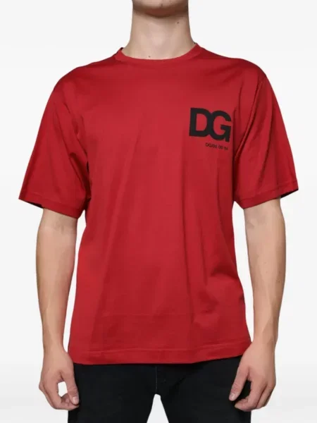 Tricou Dolce & Gabbana cu imagine roșu