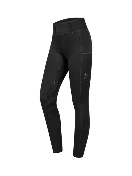 Legginsy jeździeckie z pełną przyczepnością ELT Ella czarne