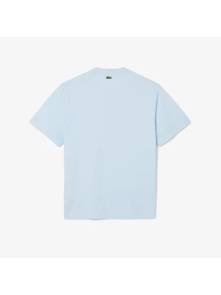 Lacoste футболка унісекс Classic fit блакитна