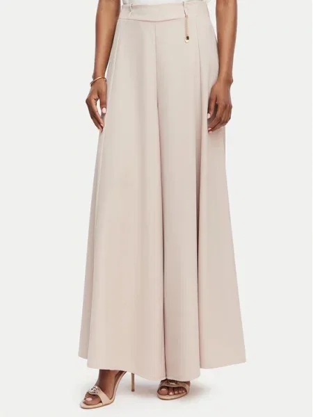 Rinascimento Pantaloni palazzo Wide Leg bej