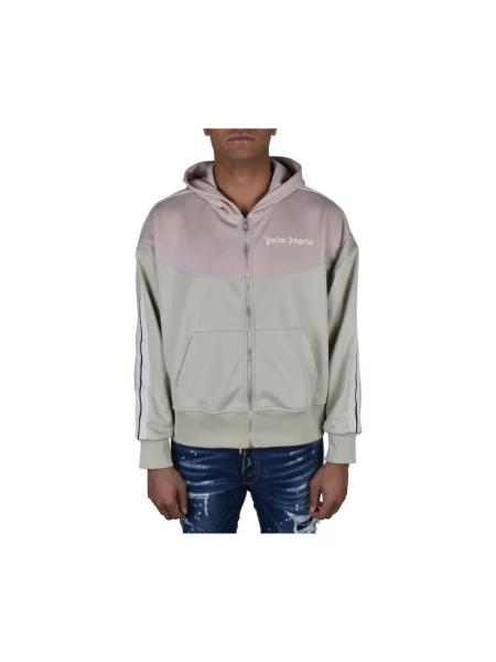 Bluza z kapturem Palm Angels z kapturem różowa