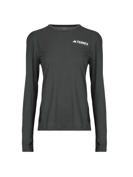 Tricou mânecă lungă Adidas gri
