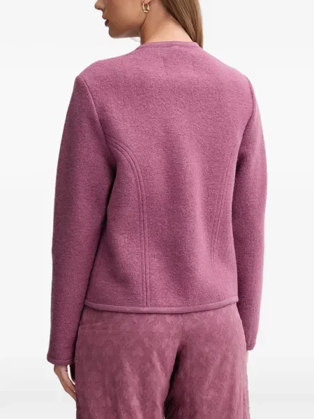 Пухено яке Hoss Intropia със сърца виолетово