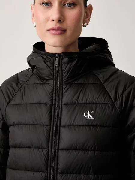 Calvin Klein Jeans капитонирано яке дамско черно