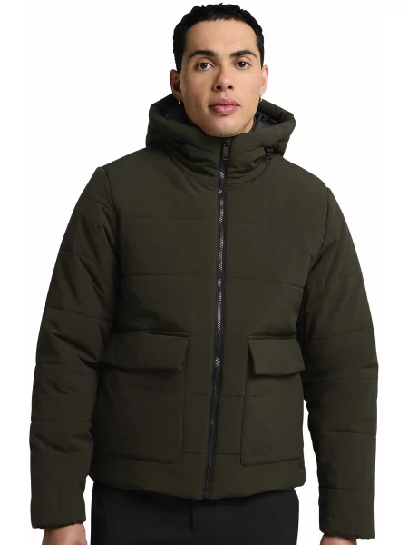 Пуховик Jack Wolfskin Northern lite hooded jkt m синтетичний хакі