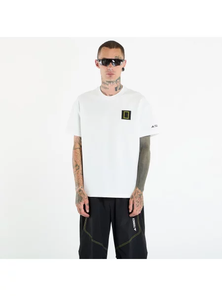 Къс тениска Adidas Originals с принт бяло
