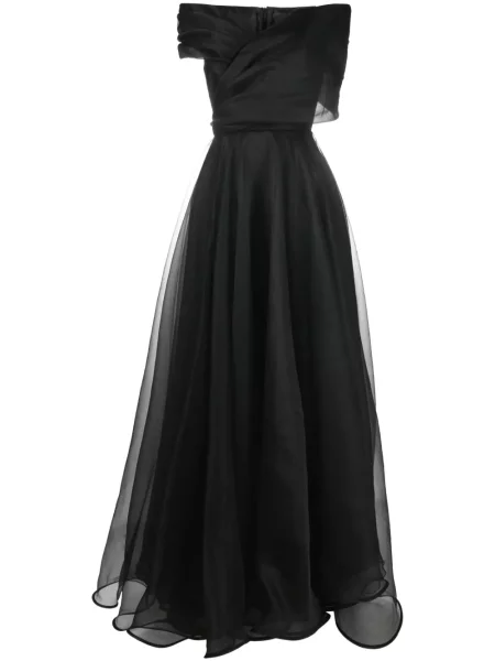Rochie maxi Ana Radu cu decolteu în V de costum negru
