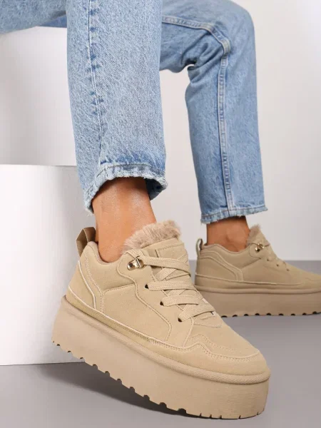 Sneakerși Inny bej